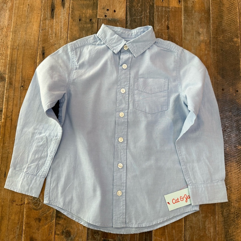Cat & Jack Sky Blue Button Down Shirt